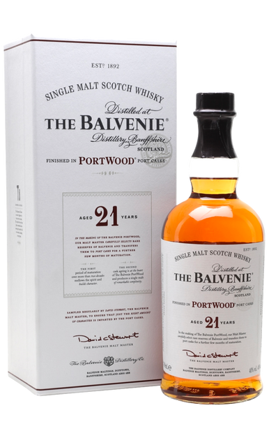 BALVENIE SCOTCH SINGLE MALT PORTWOOD 21YR 750ML Spirits