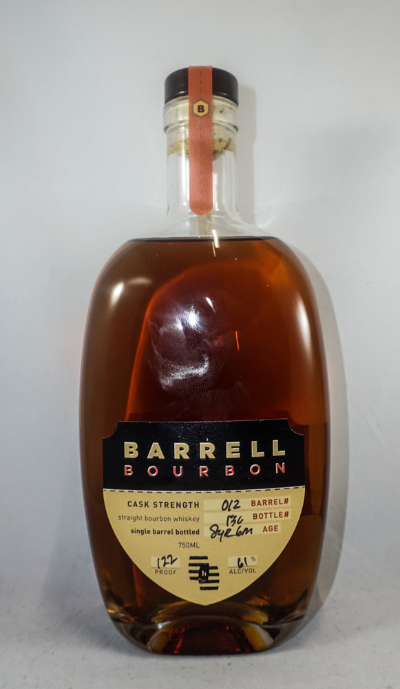 BARRELL BOURBON CASK STRENGTH BARREL Z5D6 SELECTED BY PLATINUM BARRELS KENTUCKY 109.54PF 8YR 750ML