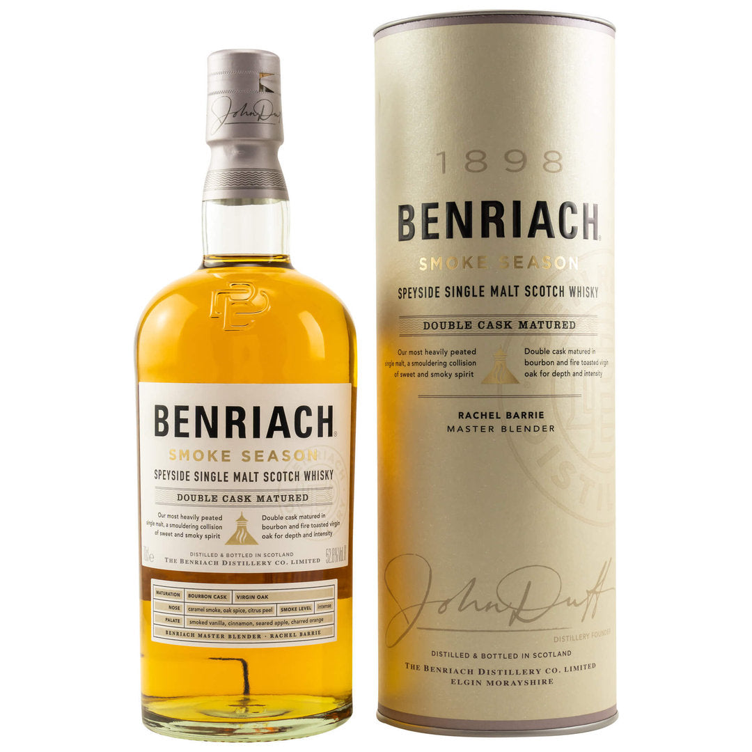 BENRIACH SCOTCH SINGLE MALT SMOKE SEASON DOUBLE CASK 750ML Spirits
