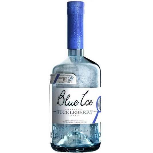 BLUE ICE VODKA HUCKLEBERRY FLAVOR AMERICAN 750ML