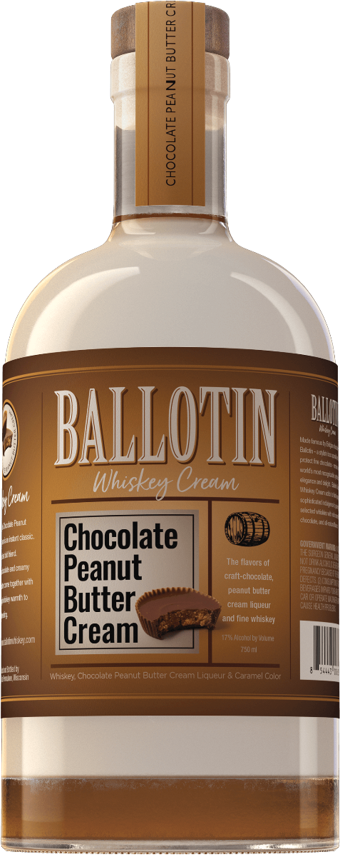 BALLOTIN WHISKEY CREAM CHOCOLATE PEANUT BUTTER FLAVOR WISCONSIN 750ML Spirits