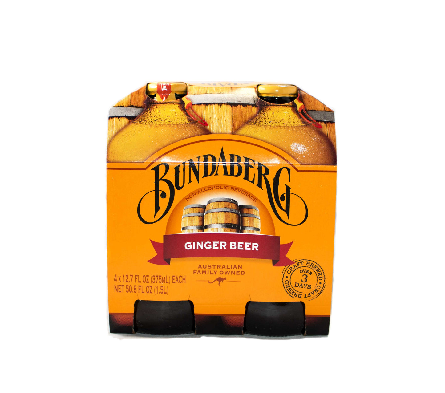 BUNDABERG GINGER BEER 4X12OZ BOT - Remedy Liquor