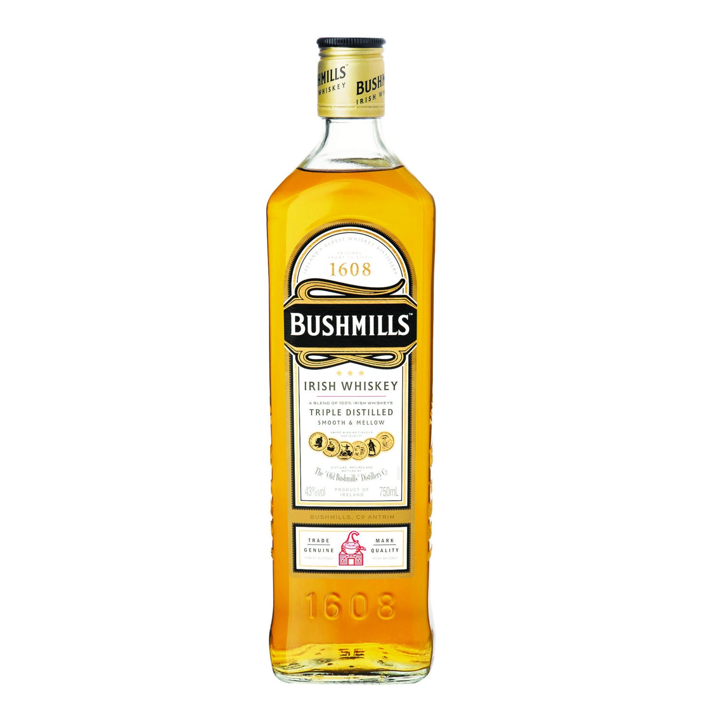 BUSHMILLS WHISKEY IRISH ORIGINAL 750ML Spirits