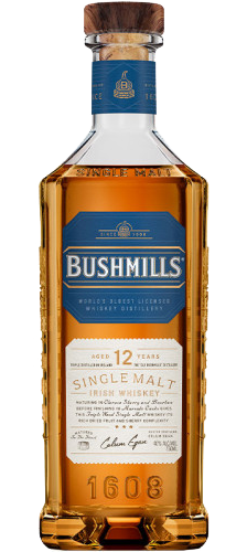 BUSHMILLS WHISKEY SINGLE MALT IRISH 12YR 750ML Spirits