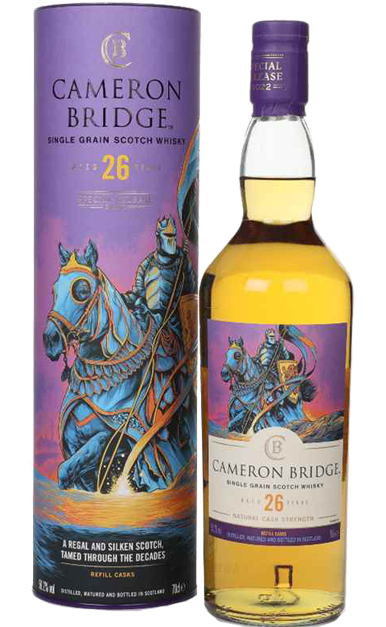 CAMERON BRIDGE SCOTCH SINGLE GRAIN 26YR 2022 RELEASE 750ML LIQ