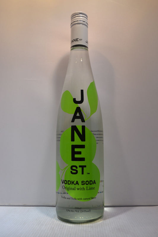 JANE ST VODKA SODA ORIGINAL WITH LIME 750ML - Remedy Liquor