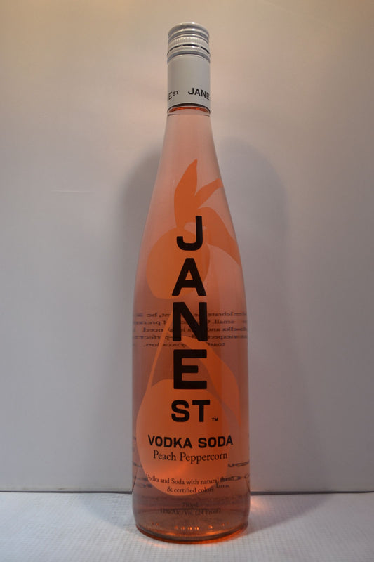 JANE ST VODKA SODA PEACH PEPPERCORN 750ML - Remedy Liquor