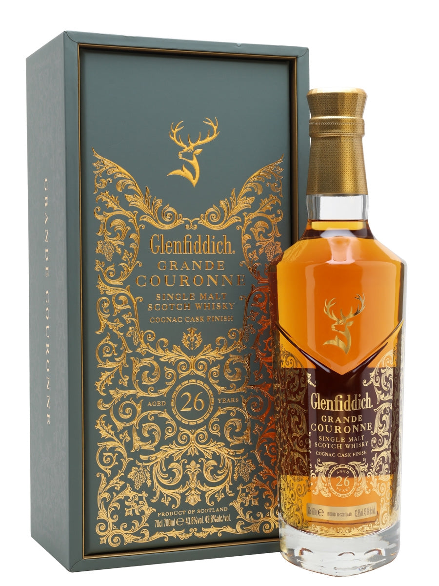 GLENFIDDICH GRANDE COURONNE SCOTCH SINGLE MALT 26YR 750ML – Remedy