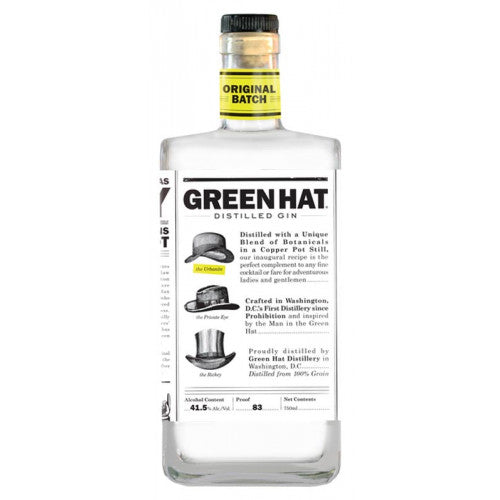 GREEN HAT GIN ORIGINAL BATCH WASHINGTON DC 750ML Spirits