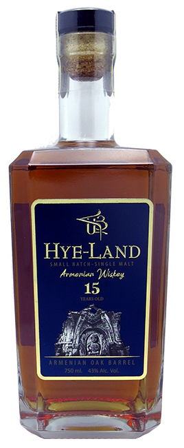 HYE LAND WHISKEY SINGLE MALT SMALL BATCH ARMENIA 15YR 750ML - Remedy Liquor