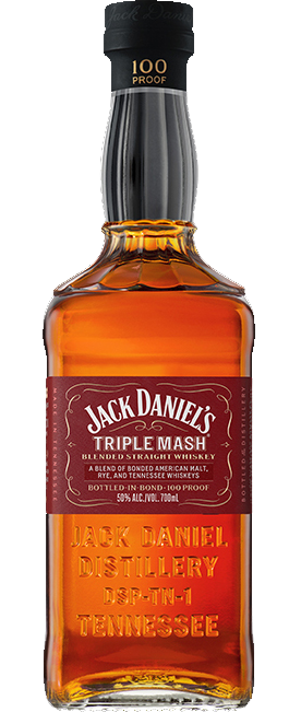 JACK DANIELS WHISKEY STRAIGHT TRIPLE MASH BOTTLED IN BOND TENNESSEE 700ML - Remedy Liquor