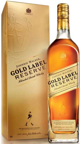JOHNNIE WALKER SCOTCH BLENDED GOLD LABEL RESERVE 750ML Spirits