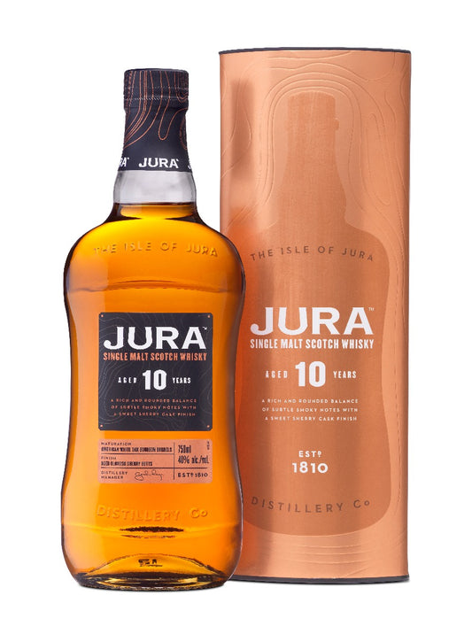 JURA SCOTCH SINGLE MALT ORIGIN 10YR 750ML - Remedy Liquor