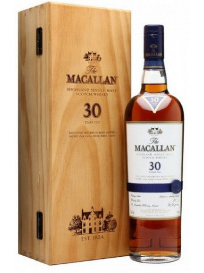 MACALLAN SCOTCH SINGLE MALT SHERRY OAK 30YR 750ML Spirits
