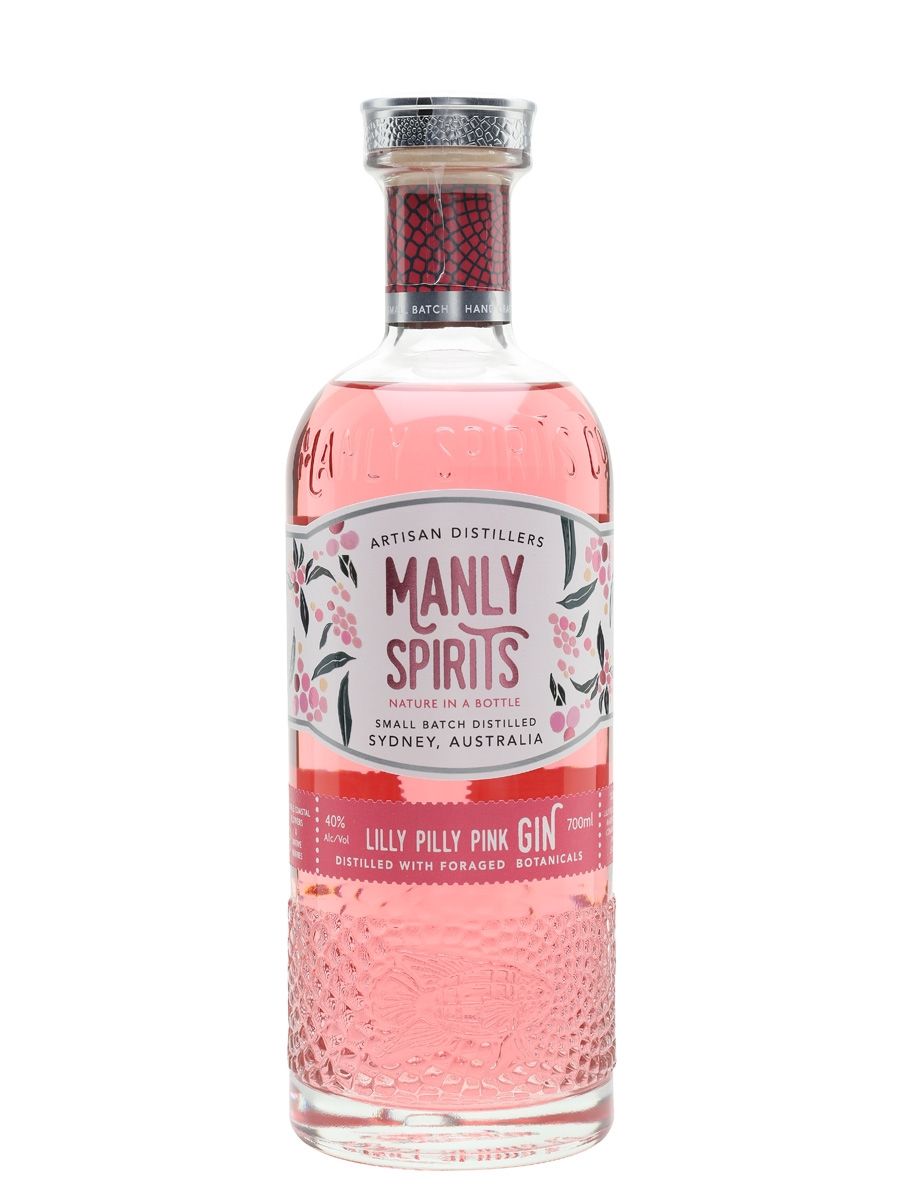 MANLY SPIRITS GIN SMALL BATCH LILLY PILLY PINK AUSTRALIA 700ML Spirits
