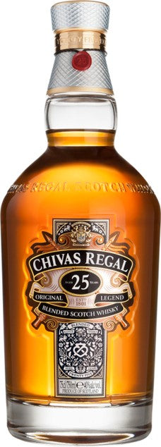 CHIVAS REGAL SCOTCH BLENDED 25YR 750ML Spirits