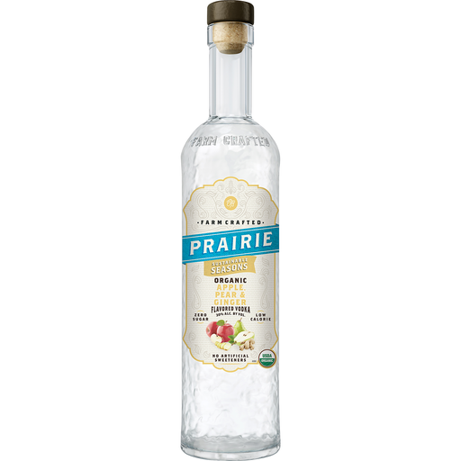 PRAIRIE VODKA SUSTAINABLE SEASONS ORGANIC APPLE PEAR AND GINGER FLAVOR MINNESOTA 750ML - Remedy Liquor