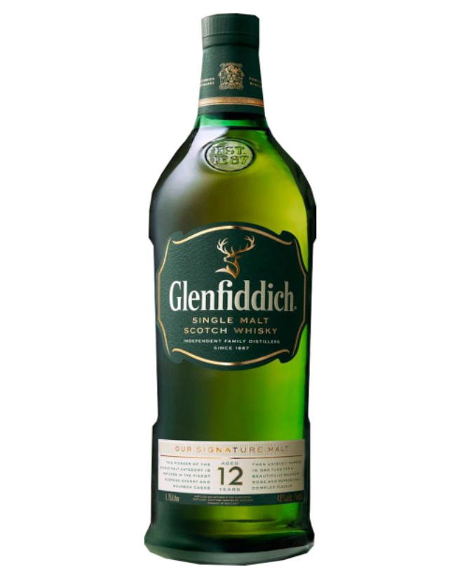 GLENFIDDICH SCOTCH SINGLE MALT 12YR 1.75LI Spirits
