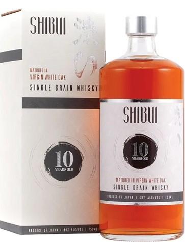 SHIBUI WHISKEY SINGLE GRAIN VIRGIN WHITE OAK CASK MATURED JAPAN 10YR 750ML - Remedy Liquor
