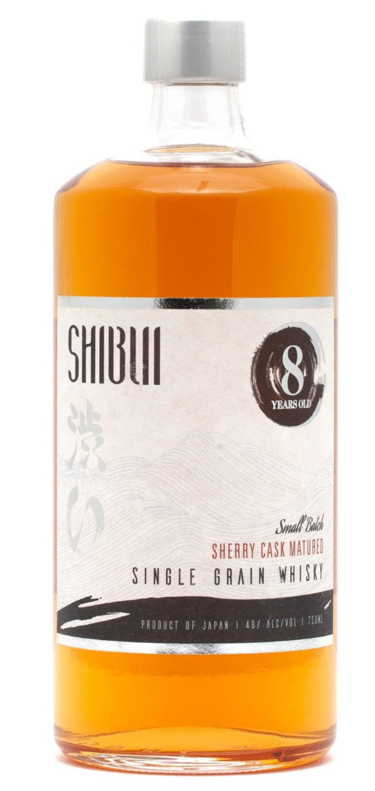 SHIBUI WHISKEY SINGLE GRAIN SHERRY CASK MATURED JAPAN 8YR 750ML - Remedy Liquor
