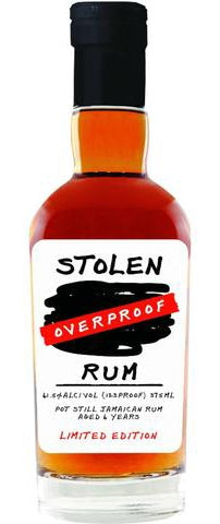 STOLEN RUM OVER PROOF LIMITED EDITION 123PF 375ML Spirits