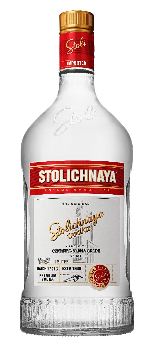 STOLICHNAYA VODKA PREMIUM 1.75LI Spirits