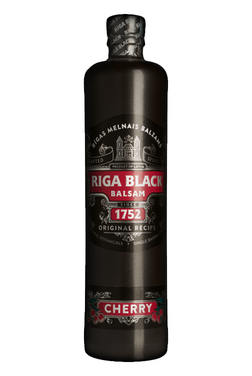 RIGA BLACK BALSAM CHERRY LIQUEUR LATVIA 750ML