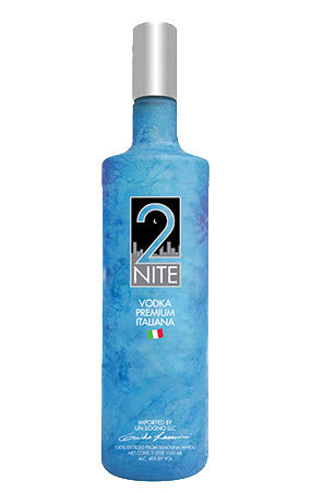 2 NITE VODKA PREMIUM ITALY 750ML Spirits