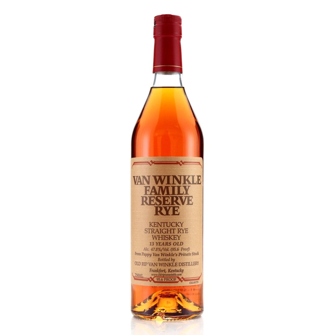 VAN WINKLE FAMILY RESERVE WHISKEY STRAIGHT RYE 13YR KENTUCKY 750ML Spirits