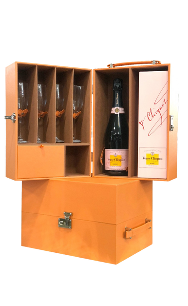 GIFT BOX WITH VEUVE CLICQUOT ROSE CHAMPAGNE 750ML – Remedy Liquor
