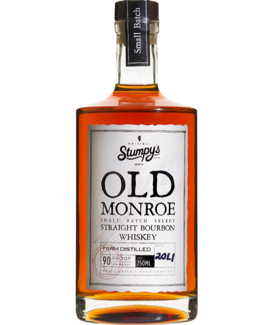 OLD MONROE BOURBON STRAIGHT SMALL BATCH SELECT ILLINOIS 750ML LIQ