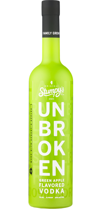 STUMPYS UNBROKEN VODKA GREEN APPLE ILLINOIS 750ML - Remedy Liquor