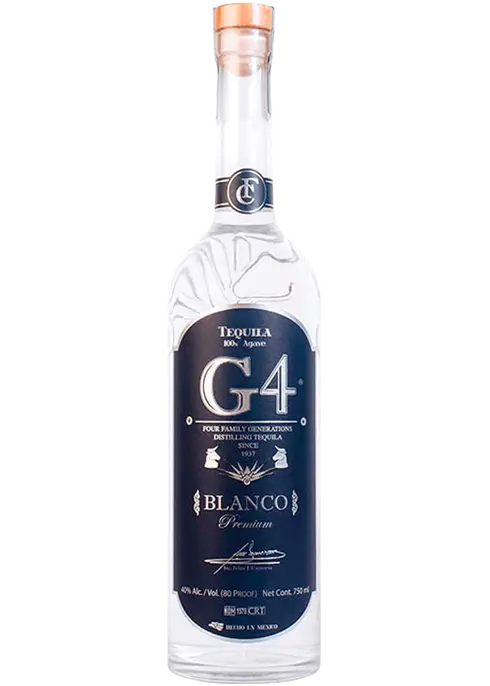 G4 TEQUILA BLANCO PREMIUM 750ML - Remedy Liquor