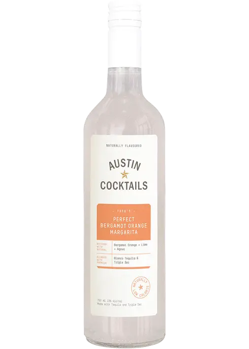 AUSTIN COCKTAILS W/ TEQUILA BERGAMOT ORANGE MARGARITA 750ML Spirits