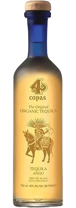 4 COPAS TEQUILA ANEJO 750ML - Remedy Liquor