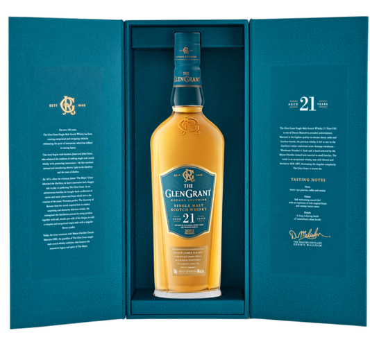 GLEN GRANT SCOTCH SINGLE MALT 21YR 750ML LIQ