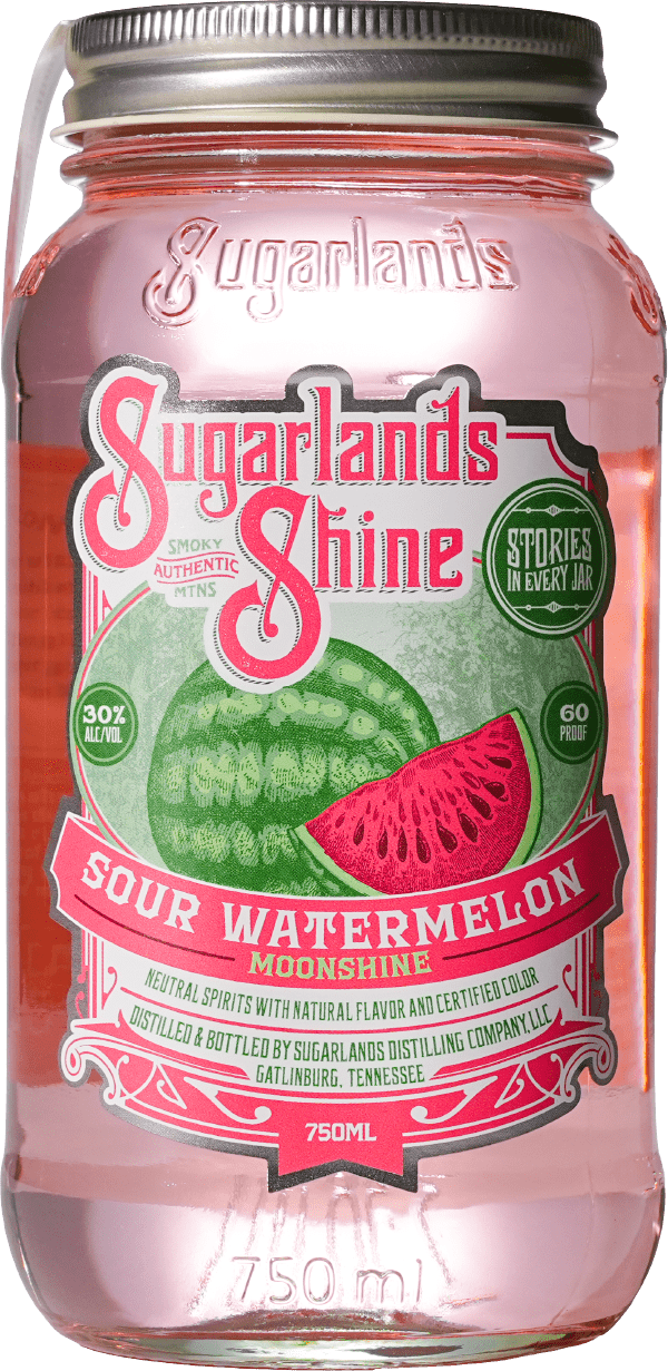 SUGARLANDS SHINE MOONSHINE SOUR WATERMELON TENNESSEE 750ML LIQ