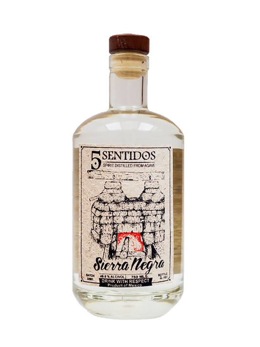 CINCO SENTIDOS MEZCAL SIERRA NEGRA MEXICO 750ML LIQ