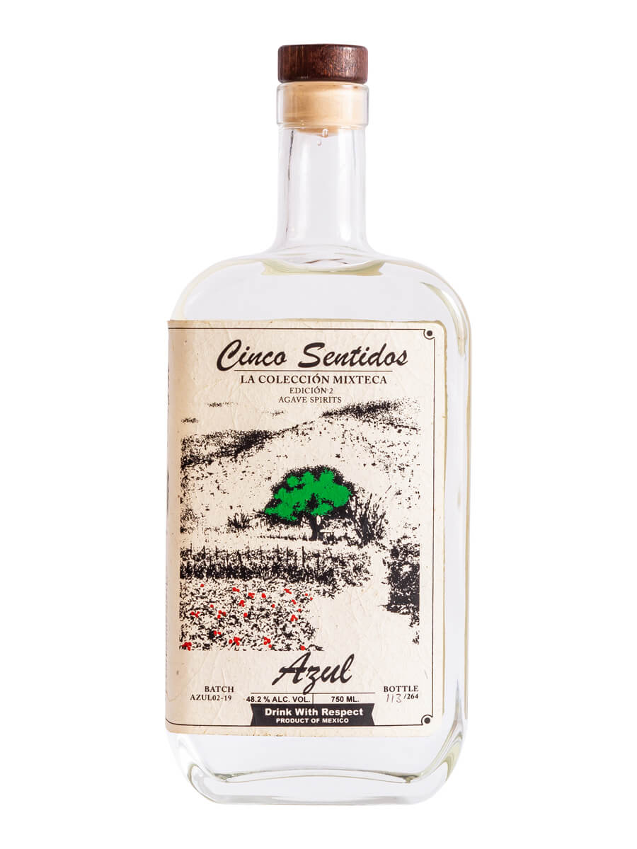 CINCO SENTIDOS MEZCAL AZUL EDICION MEXICO 750ML LIQ