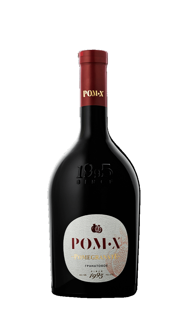 POM-X POMEGRANATE SEMI SWEET WINE ARMENIA 750ML WINE