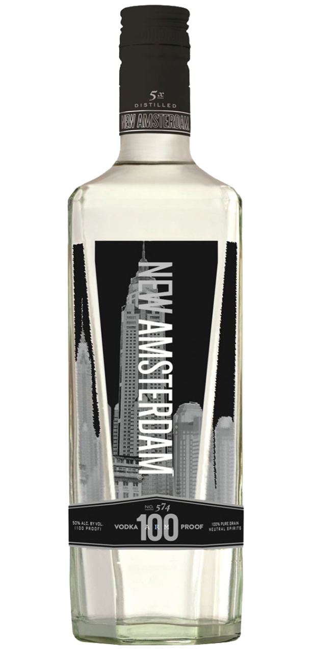 NEW AMSTERDAM VODKA 100PF 750ML Spirits