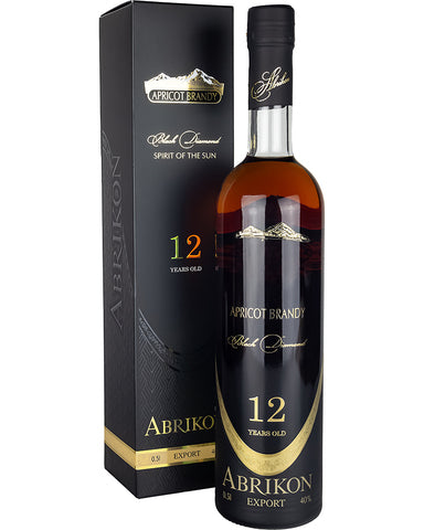 ABRIKON APRICOT BRANDY BLACK DIAMOND ARMENIA 12YR 750ML Spirits