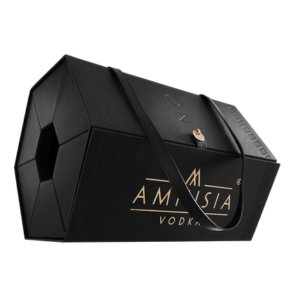 AMNISIA VODKA DUFFLE BAG HANDCRAFTED POLAND 750ML LIQ
