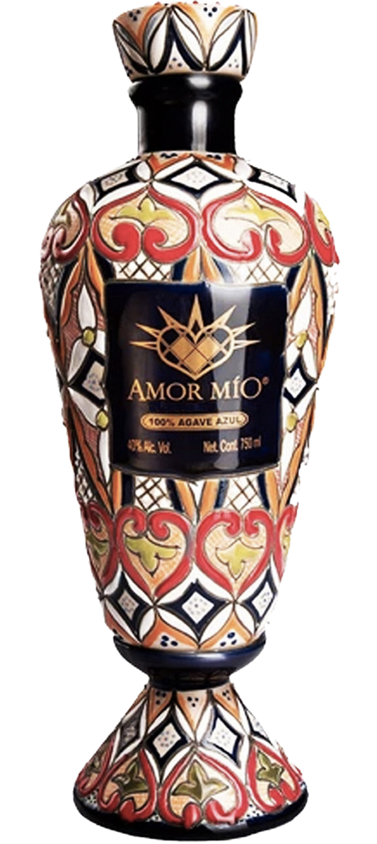 AMOR MIO TEQUILA ANEJO GRAN RESEREVA CERMAIC BOTTLE 750ML - Remedy Liquor