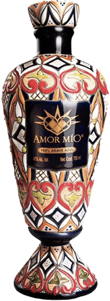 AMOR MIO TEQUILA ANEJO GRAN RESEREVA CERMAIC BOTTLE 750ML Spirits