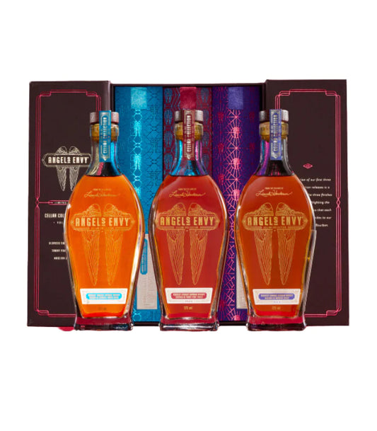 ANGELS ENVY BOURBON LIMITED CELLAR COLLECTION SERIES VOLUME 1-3 3X375ML