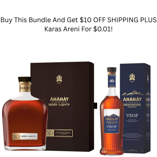 Ararat Brandy Nairi XO 700ML + Ararat Brandy Akhtamar VSOP 700ML