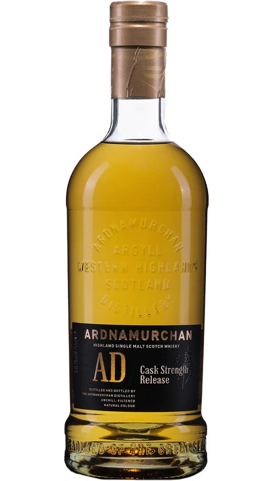 ARDNAMURCHAN SCOTCH SINGLE MALT A/D CASK STRENGTH RELEASE 700ML LIQ