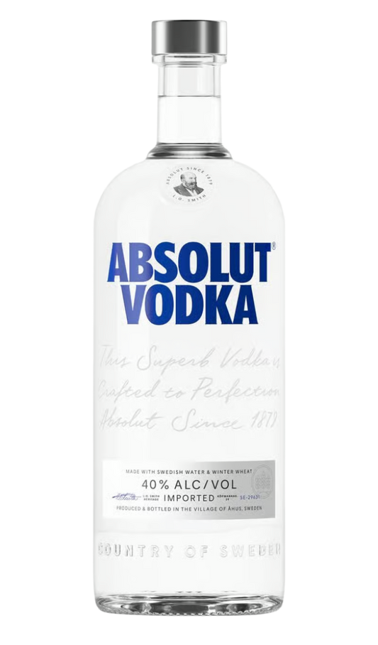 ABSOLUT VODKA SWEDEN GFT PK W/ TUMBLER 750ML Spirits