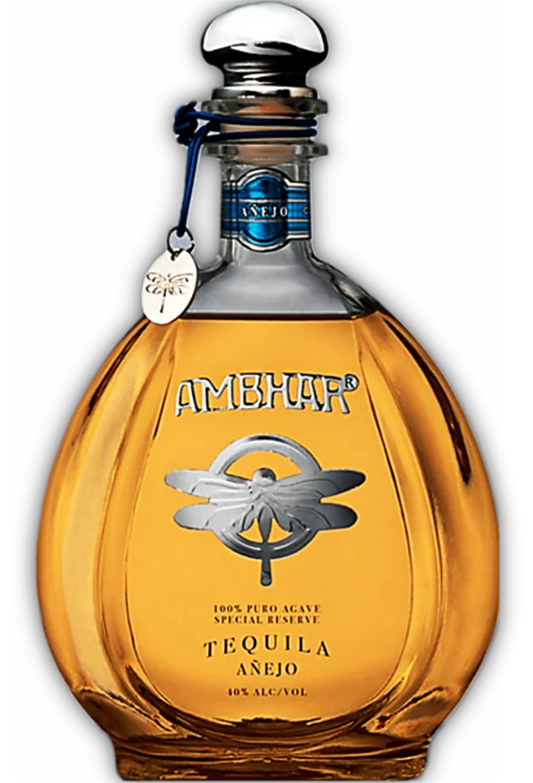 AMBHAR TEQUILA ANEJO 750ML Spirits